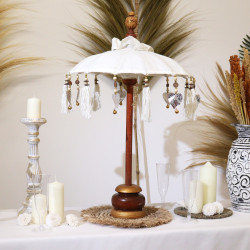 Bali Home Decor Slnečník - Bavlna - Prírodný - 40 cm