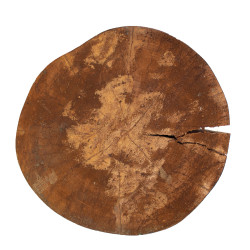 Tribal Stolička / Stôl - Albasia - Prírodná - Poškodená