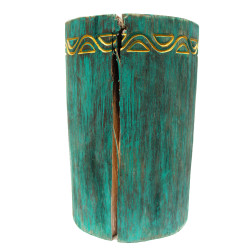 Tribal Stolička / Stôl - Albasia - Tyrkysová - Poškodené