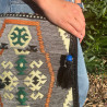 Kilim Festivalová Taška - Svetlo Šedá