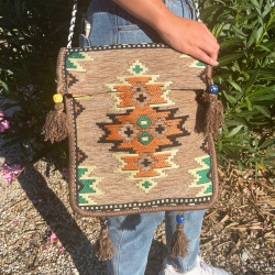Kilim Festivalová Taška - Béžová