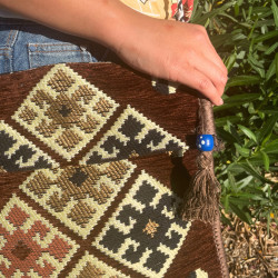 Kilim Festivalová Taška - Čokoládová