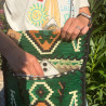 Kilim Festivalová Taška - Smaragdovo Zelená