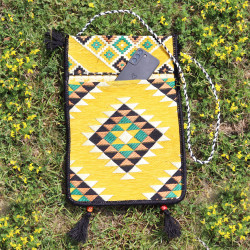 Kilim Festivalová Taška - Žltá