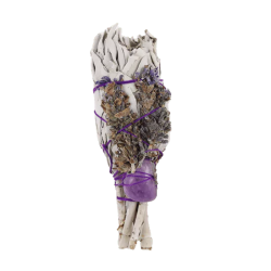 Vykurovacie Zväzky - Duchovná, Liečivá Šalvia Fakľa (ametyst) 10 cm