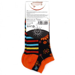 3x Bambusové ponožky Hop Hare Nízke (41-46) - Mandala Kvety
