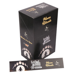 12x Duchovné vonné tyčinky Tribal Soul a keramický držiak - Mesačný ri