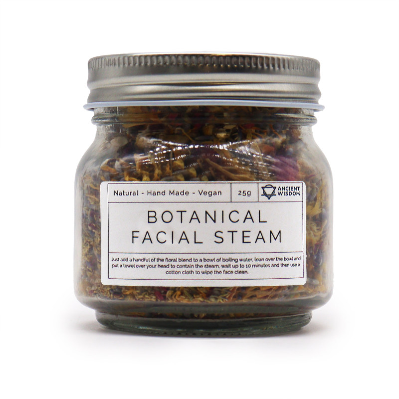 4x Botanická Zmes na Naparovanie Tváre - Prírodná 25 g