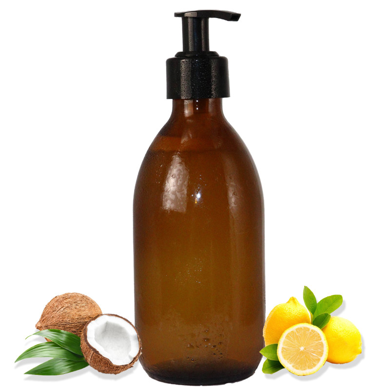 4x Sprchový Gél na Ruky a Telo - Kokos a Citrón 300ml - Bez Etikety
