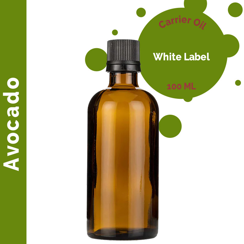 10x Avokádový Olej - 100ml - Bez Etikety