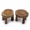2x Stredný Teakový Stojan - 27x15cm