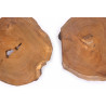 2x Vysoký Teakový Stojan - 27x20cm
