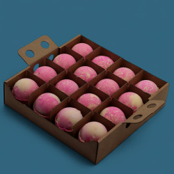 16x Šumivé Bomby Ružová Limonáda 180g