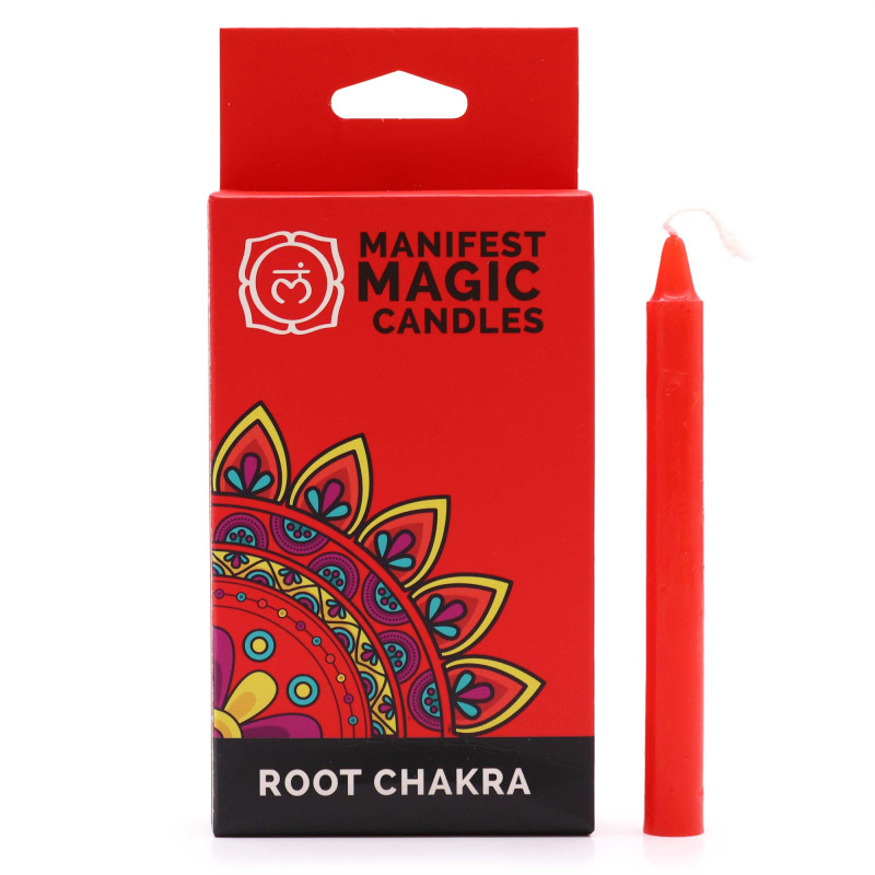 3x Ezoterické Magické Sviečky (balenie po 12 ks) - Červené - Koreňová 