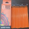 3x Ezoterické Magické Sviečky (balenie po 12 ks) - Oranžové - Sakrálna