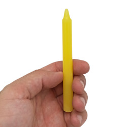 3x Ezoterické Magické Sviečky (balenie po 12 ks) - Žlté - Solar Plexus