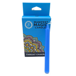 3x Ezoterické Magické Sviečky (balenie po 12 ks) - Modré - Krčná Čakra