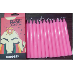 3x Ezoterické Magické Sviečky (balenie po 12 ks) - Ružové