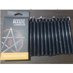 3x Ezoterické Magické Sviečky (balenie po 12 ks) - Čierne