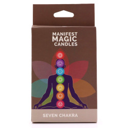 3x Ezoterické Magické Sviečky (balenie po 7 ks) - 7 Čakier
