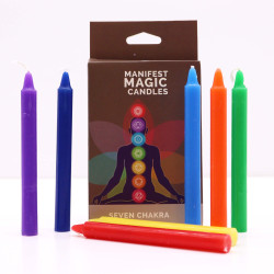 3x Ezoterické Magické Sviečky (balenie po 7 ks) - 7 Čakier