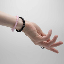 4x Náramok z Drahých Kameňov - Prejav - Modrý Čipkový Achát - Nezávisl