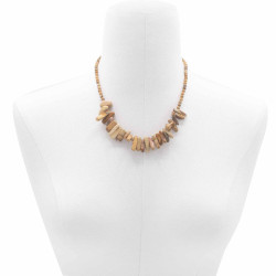 Dlhý Náhrdelník z Drahých Kameňov - Map Jaspis