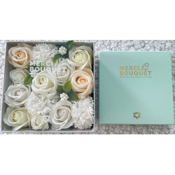 Štvorcový Box - Svadba – Biely a Ivory