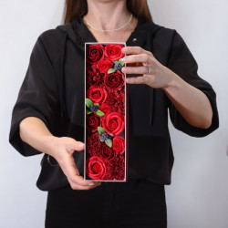 Dlhý Box - Klasické Červené Ruže