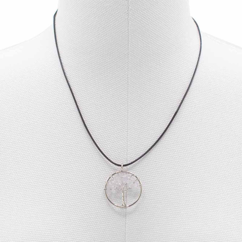 Prívesok Strom Života - Skalný Krištáľ