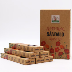 12x Prírodné Botanické Tyčinky Masala - Santalové Drevo
