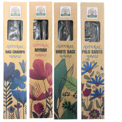 48x Prírodné Botanické Tyčinky Masala - Štartovací Balíček (6x8 Vôní)