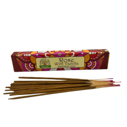 12x Vonné Tyčinky Namaste Mandala Masala - Ruža a Vanilka
