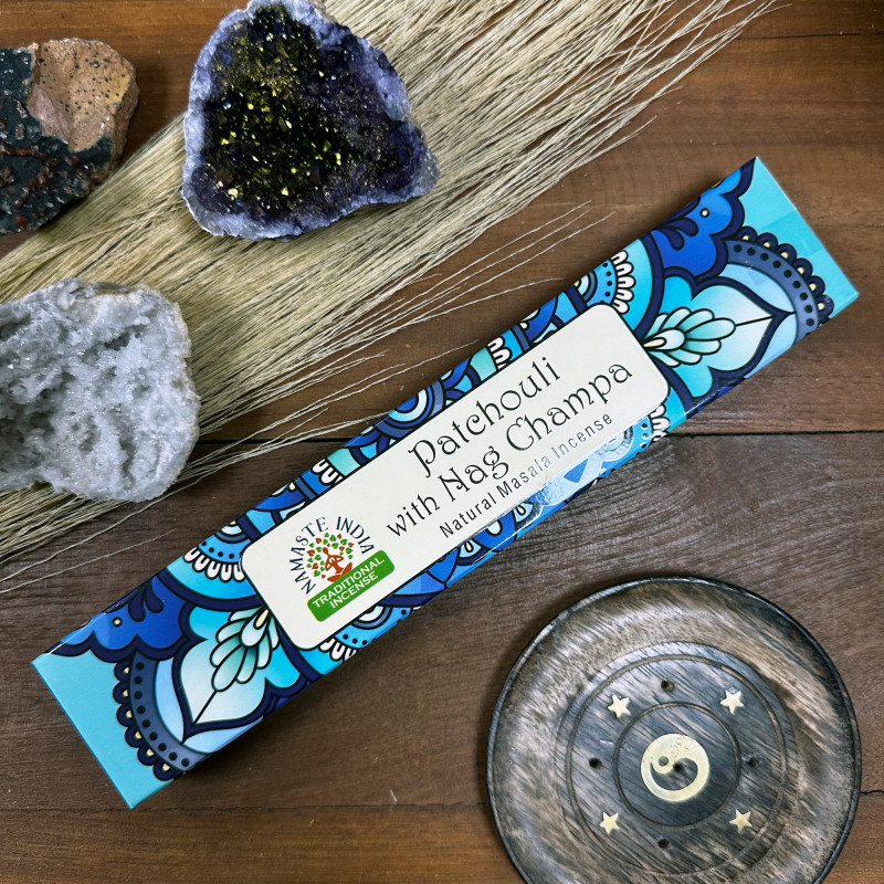 12x Vonné Tyčinky Namaste Mandala Masala - Pačuli a Nag Champa