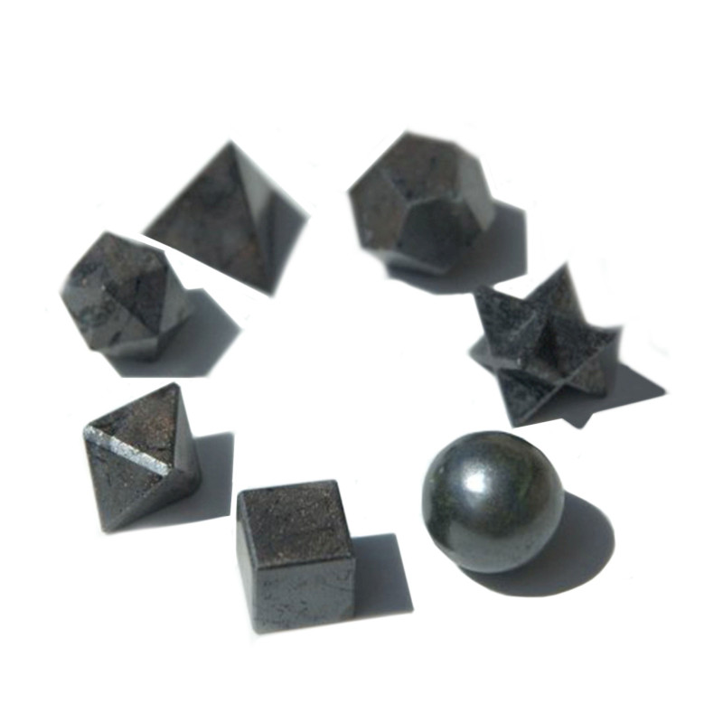 Geometria 7 Tvarov - Set z Čierneho Achátu