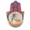 4x Stojan na Vonné Tyčinky Hamsa 9x6cm - Slon a Palma