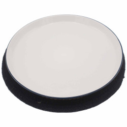 4x Prírodné Prestieranie - Juta a Bavlna 30cm - Čierny Okraj