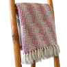Boho Pohodlný Prehoz - 125 x 150 cm - Rubínová Dvojfarebná