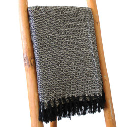 Boho Pohodlný Prehoz - 125 x 150 cm - Drevené Uhlie