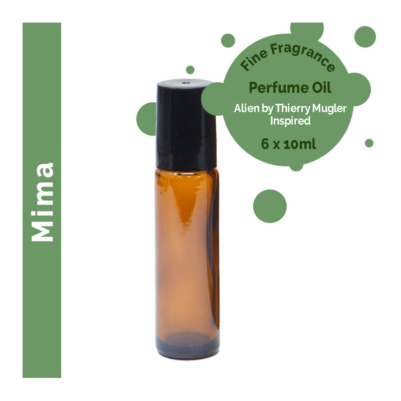 6x Jemný Vonný Parfémový Olej bez Etikety - Mima 10ml