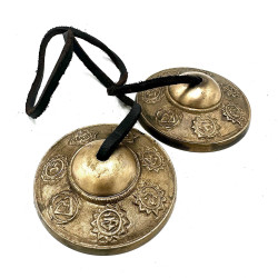 Tibetská Tingsha - Sedem Chakrier - cca 7cm