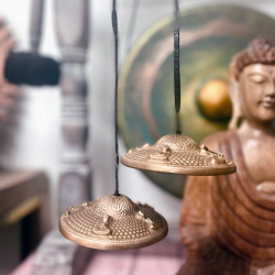 Tibetská Tingsha - Päť Budhov - cca 9,5 cm