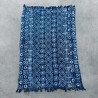 Ručne Vyrábaný Indigový Prehoz - 170x120cm - Desi Pruhy