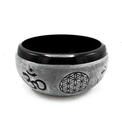 Spievajúca Miska zo Zemného Prášku - Óm Piaty Budhovia - 16cm