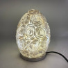 Boho Lampa z Morských Mušlí - Ružový Ovál - 15 cm