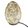 Boho Lampa z Morských Mušlí - Ružový Ovál - 20 cm