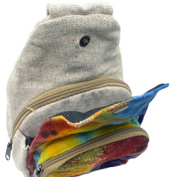 Tie Dye Konopná Taška cez Rameno
