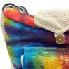 Tie Dye Konopná Študijná Taška s Predným Vreckom