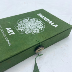 Sada Vonného Povrázka a Postriebreného Stojana - Mandala Kvet