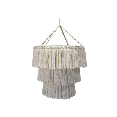 Makramé Tienidlá na Lampu